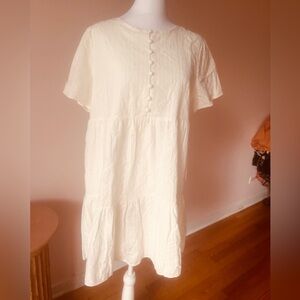 Madewell mini short sleeve dress large